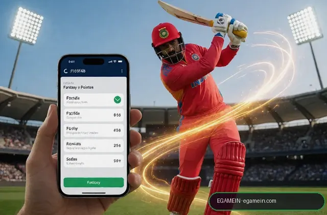 Egame (e game) fantasy cricket & matchday visual 1
